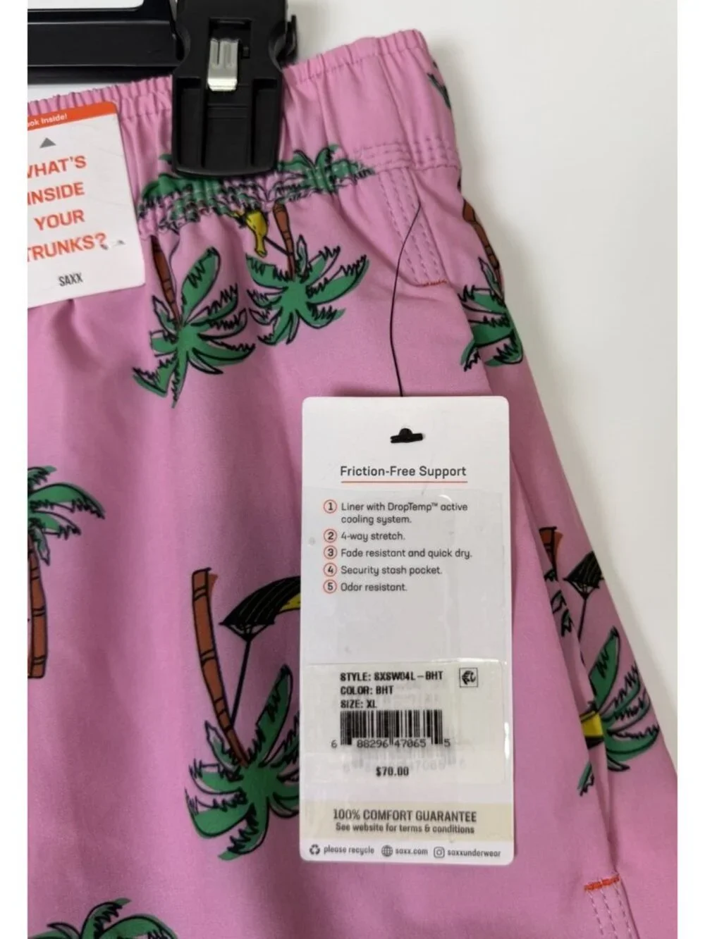 SAXX Oh Buoy XL 2N1 Swim Trunks Mens 7” Inseam Banana Hammocks Lined Liner
